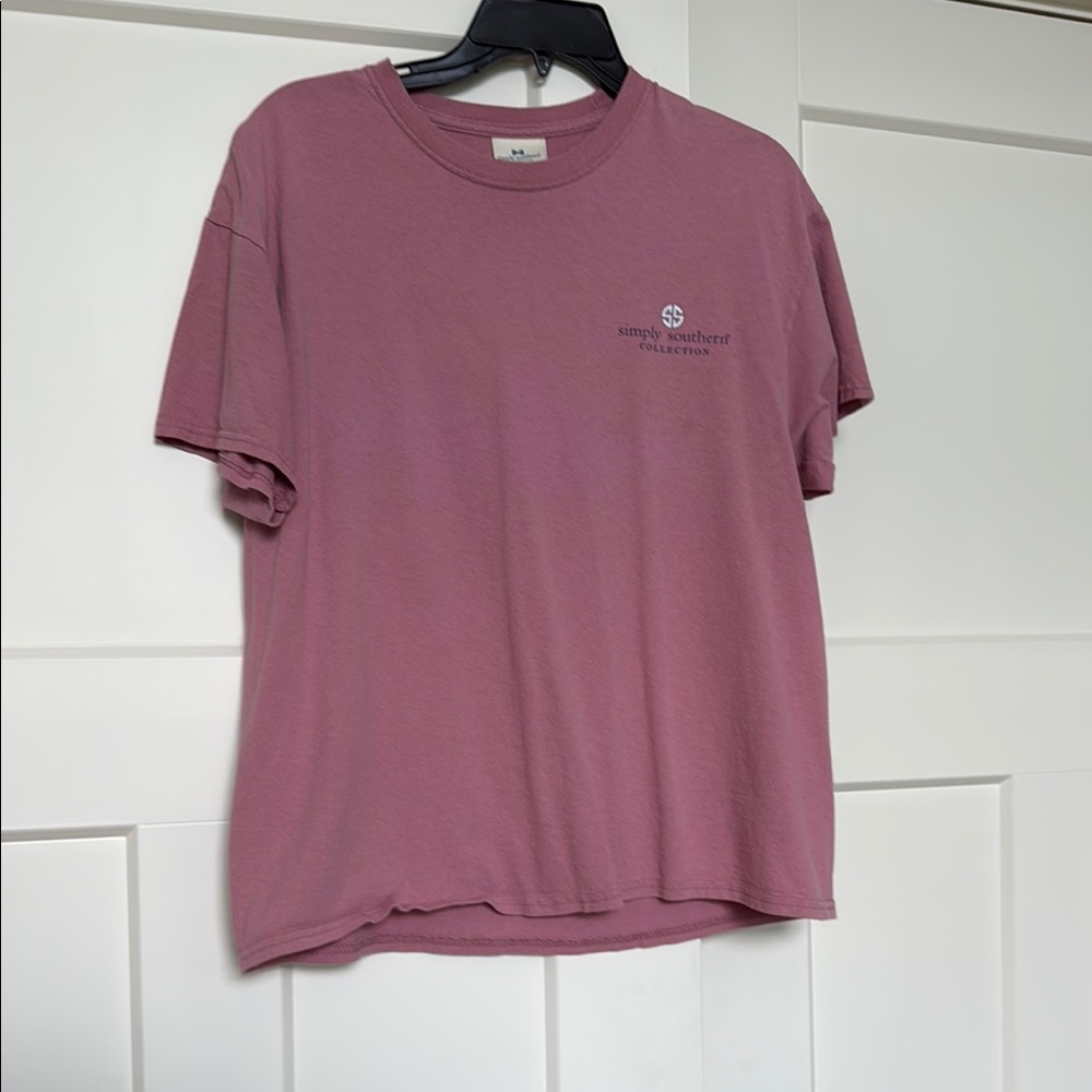 Simply Southern Mauve Dusty Rose Short Sleeve Tee